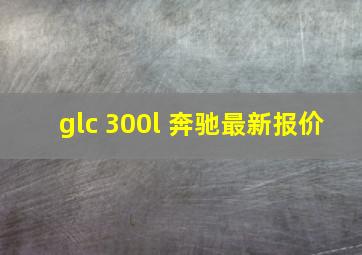 glc 300l 奔驰最新报价